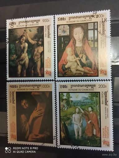 Камбоджа 1998, живопись, религия