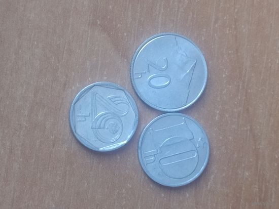 Лот монет Чехии , Словакии и Чехословакии