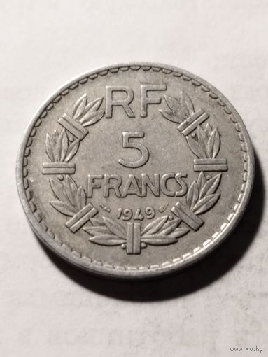Франция 5 франков 1949