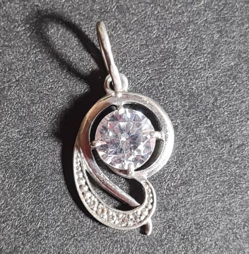 Кулон привеска серебро 925 лот #16, С РУБЛЯ! МНОГО ЛОТОВ С РУБЛЯ БЕЗ МЦ!