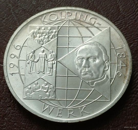 Германия 10 марок, 1996 150 лет первой католической ассоциации ремесленников А. Колпинга  ( 1-14-3 )