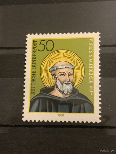 ФРГ 1980. Святой Бенедикт