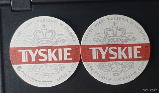 Подставка под пиво (бирдекель) TYSKIE.