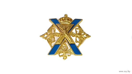 Царский полковой знак Преображенского лейб-гвардии полка т/м х/э