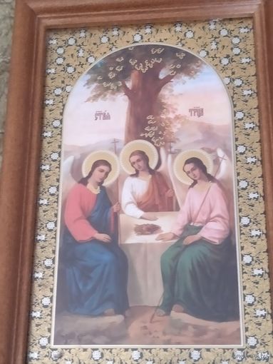 Икона троица 22/16