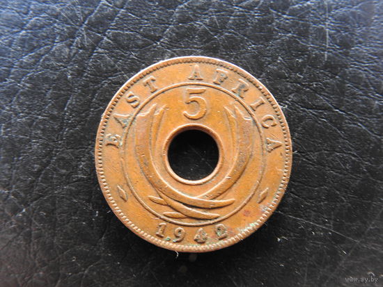 Британская Восточная Африка. 5 цент. 1942. С 20 копеек. Распродажа коллекции. Смотрите другие лоты.