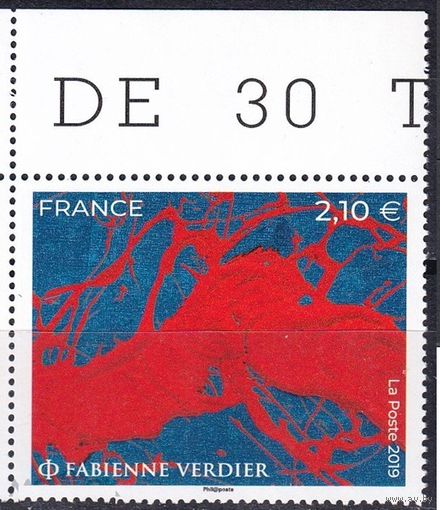 Франция 2019 Живопись Фабьен Вердье 1 марка MNH