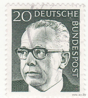 Густав Хайнеман (1899-1976), 3-й федеральный президент 1970 год