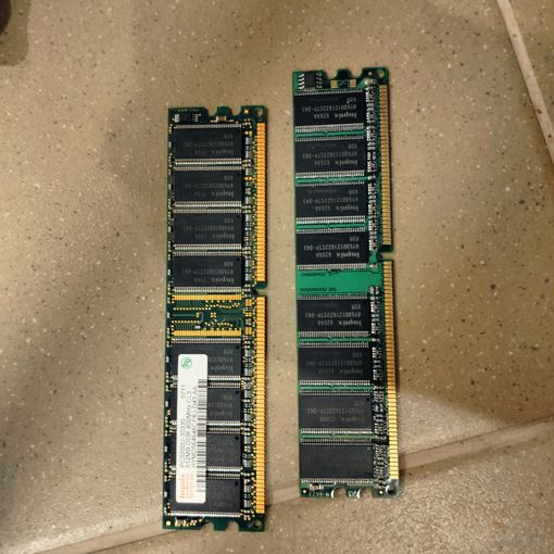 Оперативная память цена за 2 планки RAM Nynix 512MB PC3200U 30330 DDR-DIMM