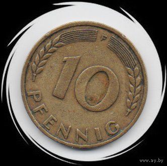 Германия. Оккупация 10 пфенниг 1949 F