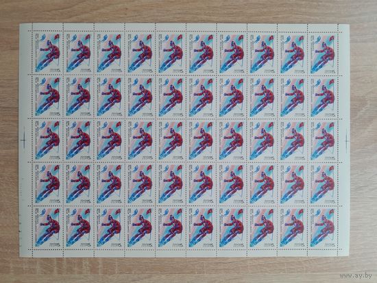 Лист 1988 г. "Калгари  - 1988" 15 к.