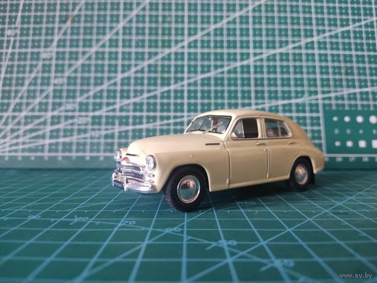 Масштабная модель ГАЗ М20В Победа Масштаб 1/43 Deagostini