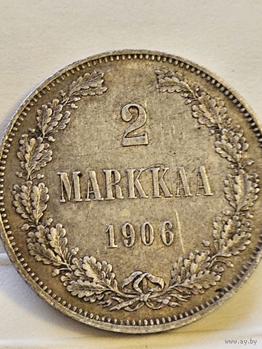 2 МАРКИ 1906 ФИНЛЯНДИЯ ВЕЛИКОЕ КНЯЖЕСТВО  . L