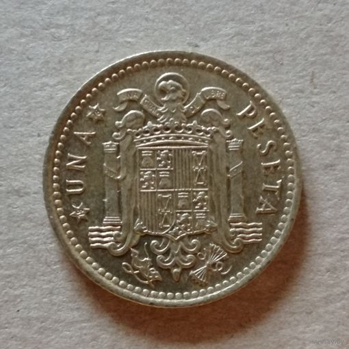 Испания 1 песета 1975 год, (1978), KM# 806   ю