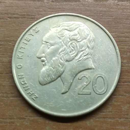 Кипр 20 центов 1991