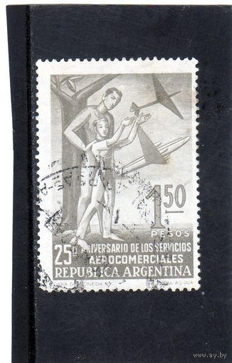 Аргентина.Ми-633. Коммерческая авиация. Юбилей - 25 лет.1955.