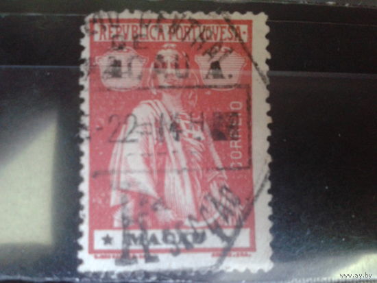 Макао, колония Португалии, 1913. Стандарт, Церера, 4 А