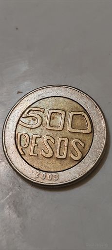 Колумбия 500 песос 2003