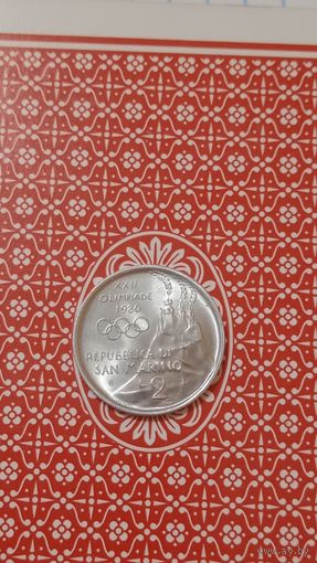 Сан Марино 2 лиры 1980