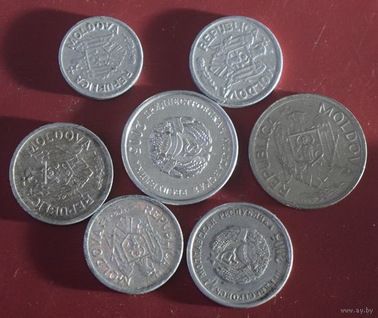 Молдова и Приднестровье 7 монет