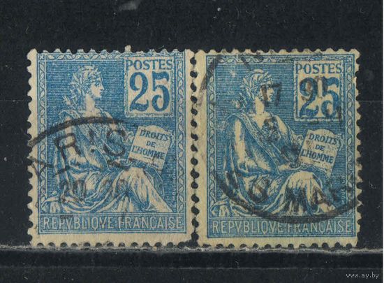 Франция 1900  Вып Республика тип Машон (квадрат) II Стандарт #118