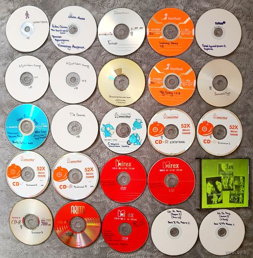 Фильмы на DVD-R и CD-R Одним Лотом