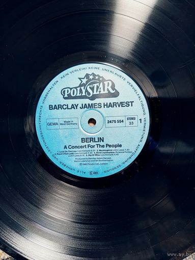 Barclay James Harvest – Berlin (A Concert For The People), LP 1982, Germany