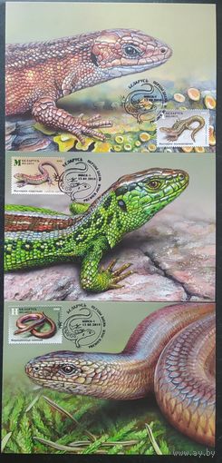 Беларусь 2018 КМ Рептилии.