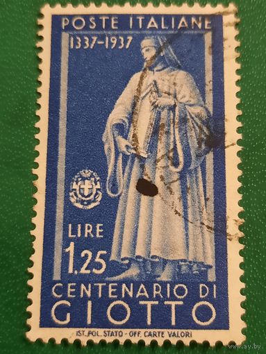 Италия 1937. Centenario di Giotto