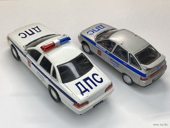 Полицейские одним лотом. Ford Crown и ВАЗ-2112 1/43