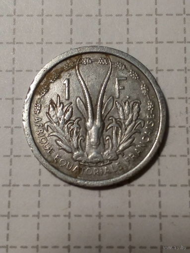 1 франк Западная Африка 1948 год