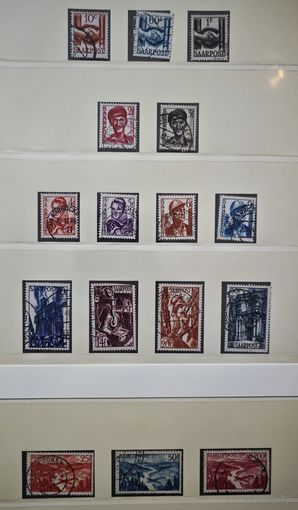 Саар 1948-1956каталог 520 евро
