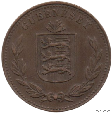 Бейливик Гернси (Коронное Владение). 8 дублей ( даблов ) 1949.