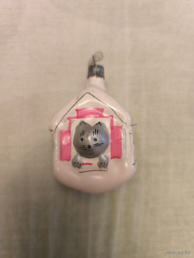 Ёлочная игрушка Кошкин дом