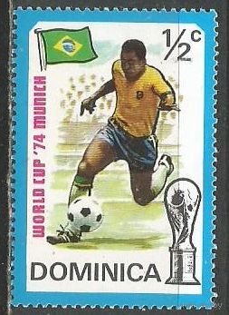 Доминика. ЧМ по футболу. Германия. 1974г. Mi#397.