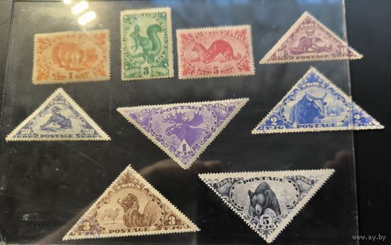 Почтовые марки Тувинской Народной Республики. Дикие животные Тувы