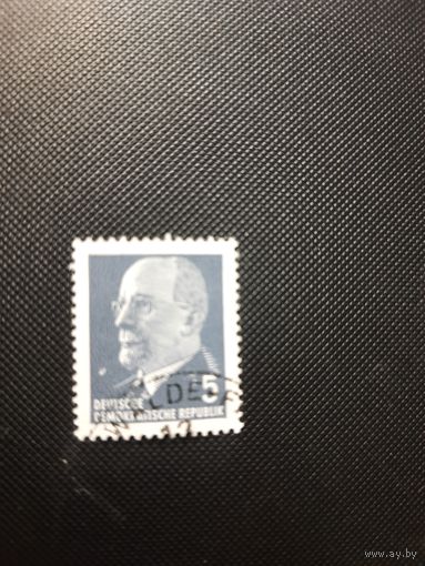 ГДР. В.Ульбрихт. 1961. гашеная