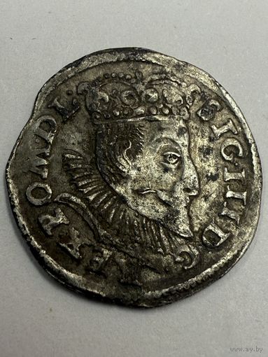 С 1 рубля! Трояк(3гроша) 1596 IF HR Сигизмунд 3(познаньский мд) Польша Распродажа коллекции!