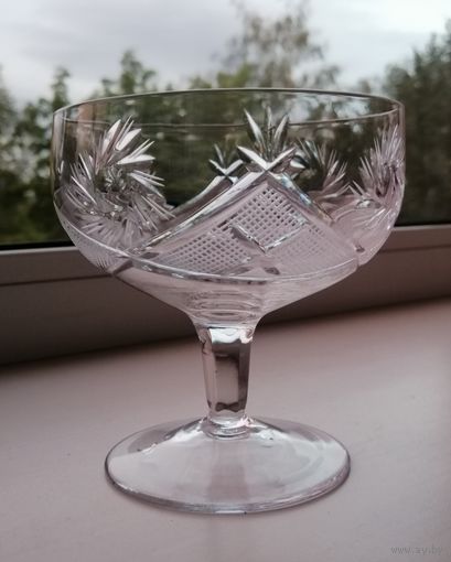 Конфетница. Хрусталь. СССР.