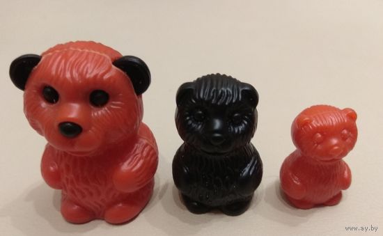 Русские медведи. Матрешки. Животные в животных. Серия, 1994г