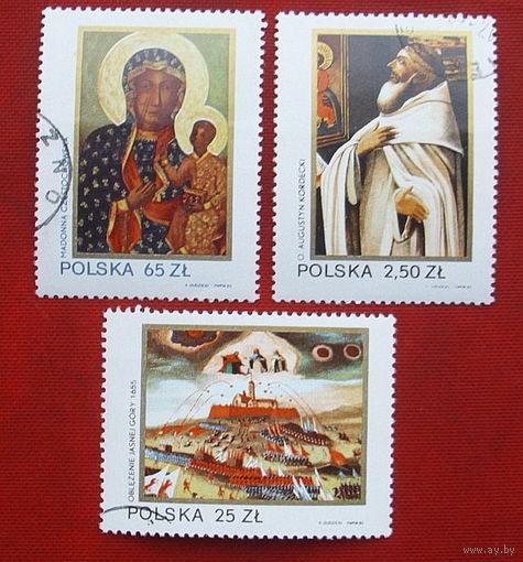 Польша. Религия. ( 3 марки ) 1982 года. 10-11.