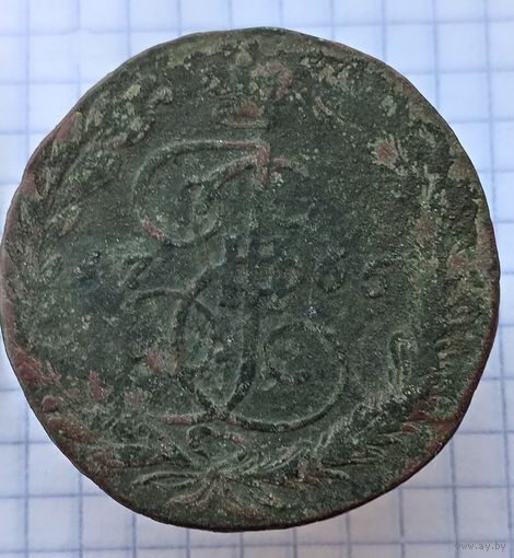 5 копеек 1765 г. ЕМ