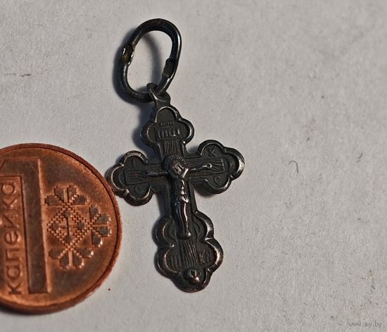 Крестик серебряный