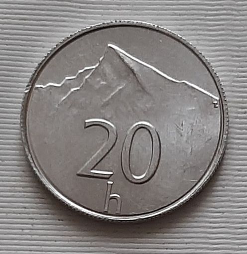 20 геллеров 2001 г. Словакия