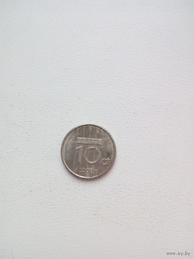 10 центов 2000г. Нидерланды.
