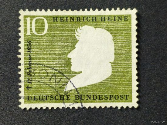 Германия 1956. 100-я годовщина смерти Генриха Гейне. Полная серия