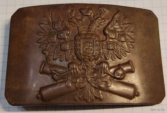 Пряжка РИ. Орёл на пушках. #1