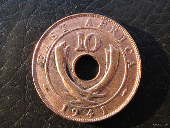 Британская Восточная Африка. 10 центов. 1941. С 20 копеек. Распродажа коллекции. Смотрите другие лоты.