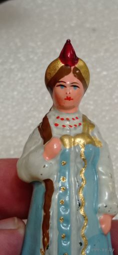 РЕДКАЯ ЁЛОЧНАЯ ИГРУШКА СССР АЛЁНУШКА . ВАРВАРА КРАСА ДЛИННАЯ КОСА ПРИЩЕПКА КАТАЛОГ  СОСТОЯНИЕ ! НА  ФОТО . ОРИГИНАЛ  Распродажа Коллекции !! Экспресс  Аукцион с рубля без МПЦ . Много лотов в продаже .