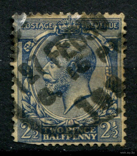 Великобритания - 1924/28г. - король Георг V, 2 1/2 P - 1 марка - гашёная. Без МЦ!